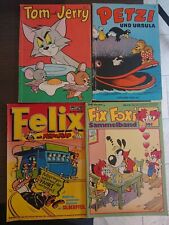 Comicheft Konvolut Tom u. Jerry, Felix, Petzi, Fix und Foxi Comicbücher