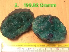 Kristall Quarz Geode grün