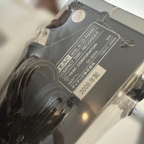 Teac rw880 recorder - teac, cd-recorder