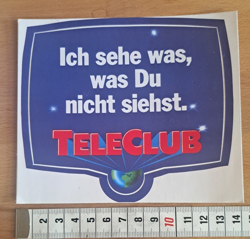 Teleclub aufkleber sticker pay - aufkleber,