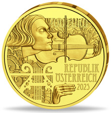 100€ Österreich Goldmünze 125 Jahre Wiener Symphoniker 2025 PP