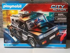 Playmobil Polizei City Action 5974 Polizei-Spezialeinsatz SWAT US Police in OVP