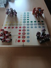 -Mensch ärgere Dich nicht- Holz weihnachtlichen  seltene Spielfiguren