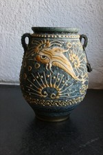 Keramik-Vase handgemalt