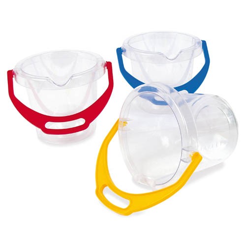 Sand eimer transparent stk - transparent,,