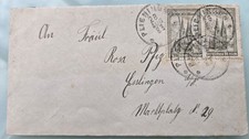 Beleg Brief 1923 Inflation 20000M MEF versendet von Plieningen nach Esslingen