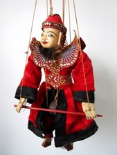 Holzmarionette "Zauberer" aus