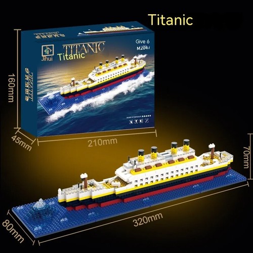 607 teilig titanic bausteine - teilig,