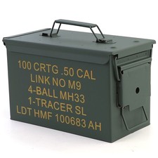 Munitionskiste Ammo Box Metallkiste Transport Metallbox 305x155x190mm grün