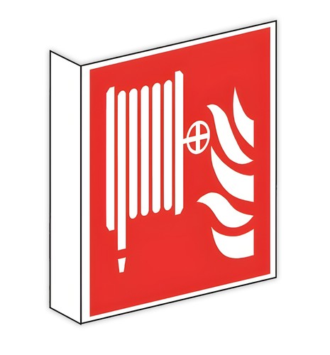 Fahnenschild wandhydrant - fahnenschild, „wandhydrant“