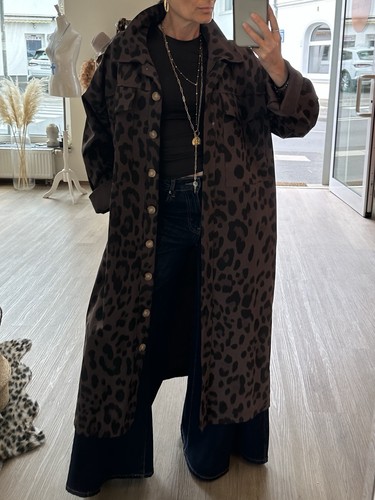 Italy mantel leoprint - leoprint, jacke
