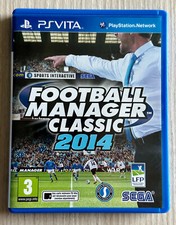 Football Manager Classic 2014 KOMPLETT PS Vita PlayStation Sammlungsauflösung