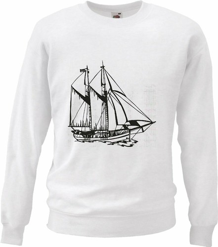 Sweatshirt segelboot - sweatshirt,