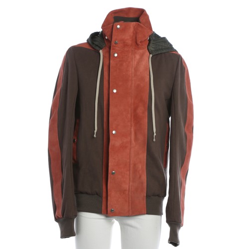 Rick owens lederjacke braun - rick,