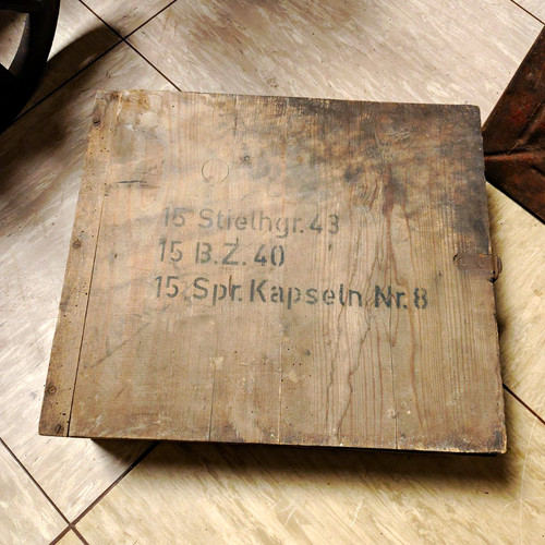 Holz transportkiste wehrmacht - holz,