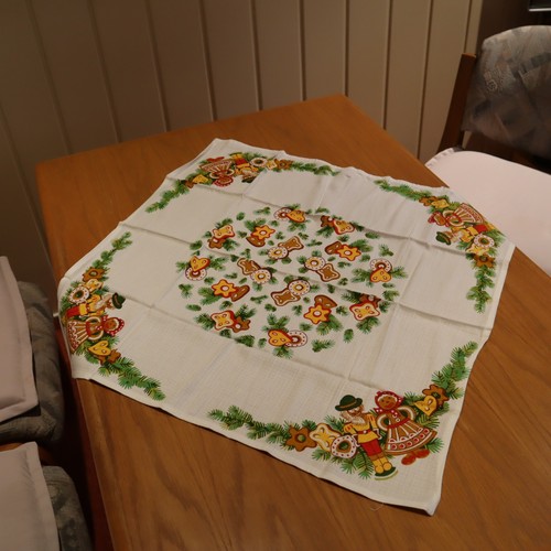 Vintage tischdecke advent - vintage,
