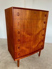 VINTAGE DÄNISCHE MID CENTURY TEAK KOMMODE VON HENNING KJÆRNULF 1960er