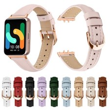 Für Samsung Galaxy Fit 3 SM-R390 Uhrenarmband Lässig Leder Armband Ersatz Band