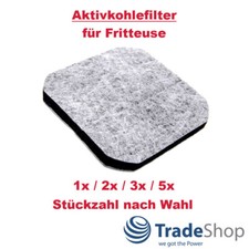 Aktivkohle Geruchsfilter für viele Tefal Moulinex Fritteusen - Anzahl nach Wahl	