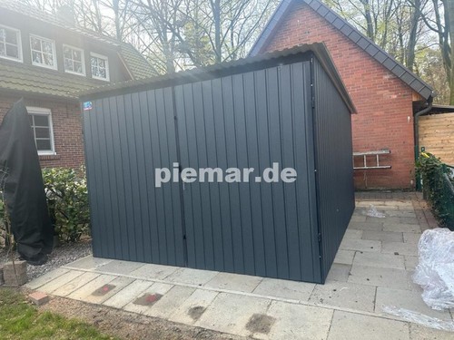 Blechgarage 3x5 fertiggarage - blechgarage,