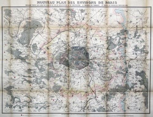 Paris stadtplan umgebung - paris,