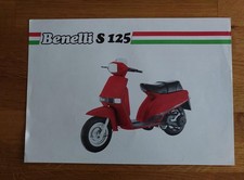 Benelli S 125 Roller - Prospektblatt (vermutl. 90iger)