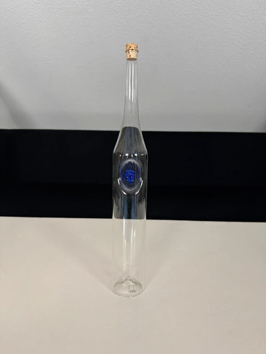 Vintage kunstglas dekoflasche - kunstglas,