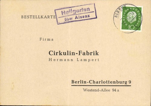Postkarte - (1038),