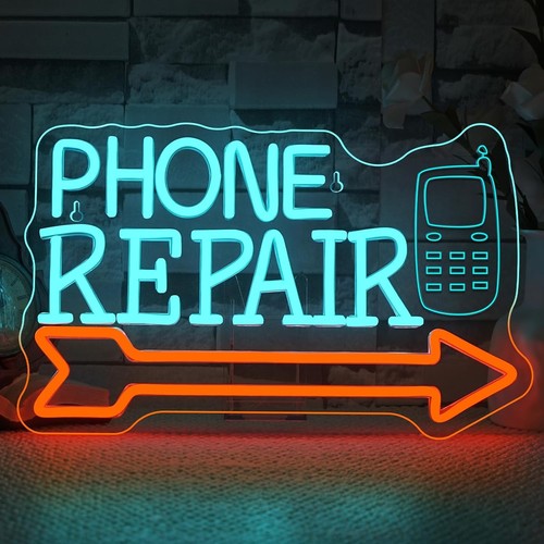 Handy reparatur leuchtreklame - handy,