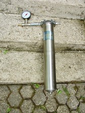 Edelstahl Filtergehäuse inkl.Ansaugfilter