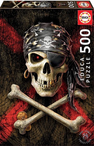 Educa 17964 pirate skull 500 - educa,
