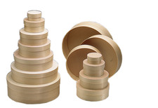 5x Spandose Spanschachtel Rund
