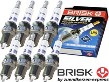BRISK Silver DR15YS-9 1462 Zündkerzen LPG CNG Autogas, 8 Stück by Z-E