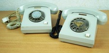 2er-Set DDR VEB RFT Wählscheiben Telefon Variant Original Nostalgie Drehscheibe