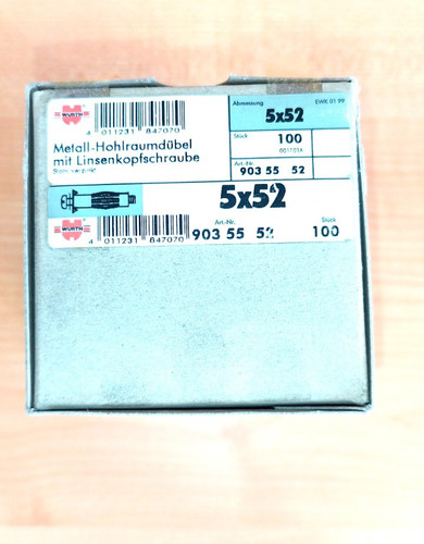 Würth metall hohlraumdübel - wÜrth, metall-hohlraumdübel
