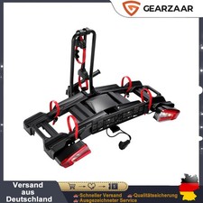 E-Bikes Fahrradträger für Anhängerkupplung 2 Fahrräder Vormontiert mit Fußpedal