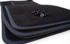 NEU Fußmatten 3er BMW E46 Velours Doppelnaht Blau Automatten Original Qualität 4