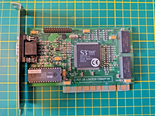 Pci grafikkarte trio32 1mb - grafikkarte,