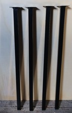 vier Tischbeine, schwarz