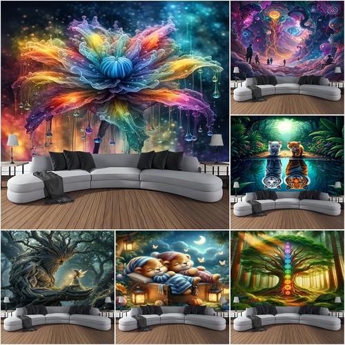 Fantastischer blumen baum - blumen,