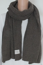 ITALY XXL Schal Strickschal Wollschal Stola Cape mit Kaschmir braun