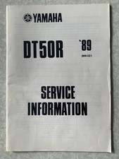 YAMAHA Serviceinformation DT50R 1989 3MN-SG1