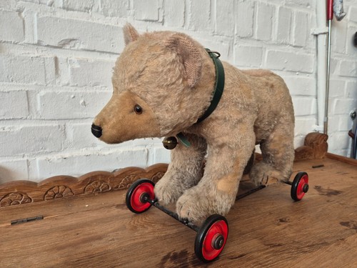 Alter steiff bär auf - steiff, rädern