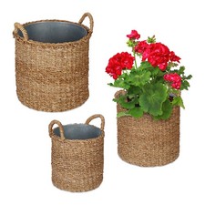 Pflanzkorb mit zinkwanne
