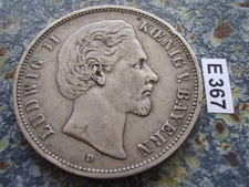 Bayern 5 Mark 1876 Silber Münze