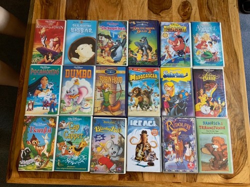 Videokassetten von disney und - disney,