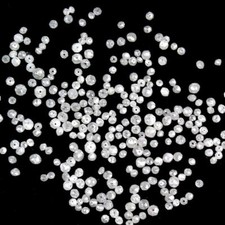 1 x Brillant weiß Ø ca. 1,5 mm Diamant je ca 0,05 Karat Kt ct gebohrt aus Afrika