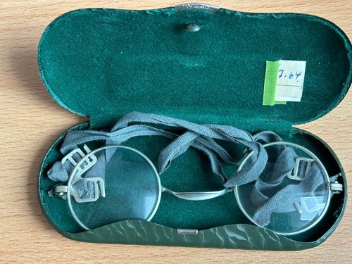 Alte antike optal nickelbrille - alte,
