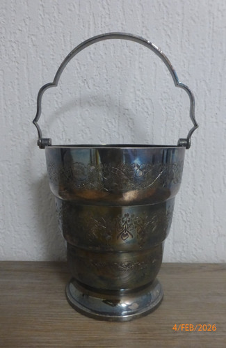 Weihwasser eimer versilbert - ,