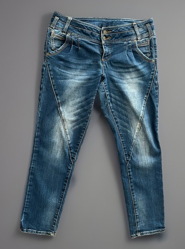 Rainbow bundfalten damen jeans - damen,